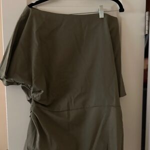 Olive Green Women's Skirt